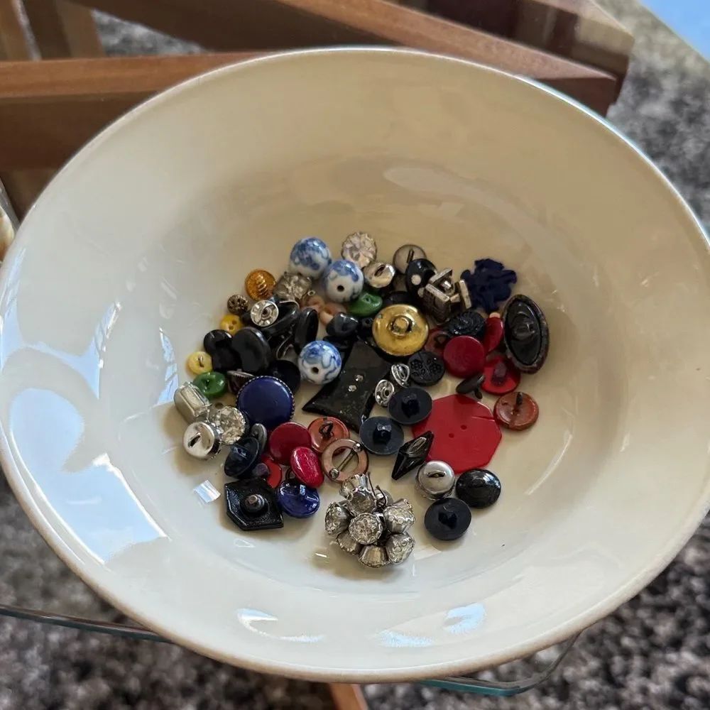 Collection of old buttons